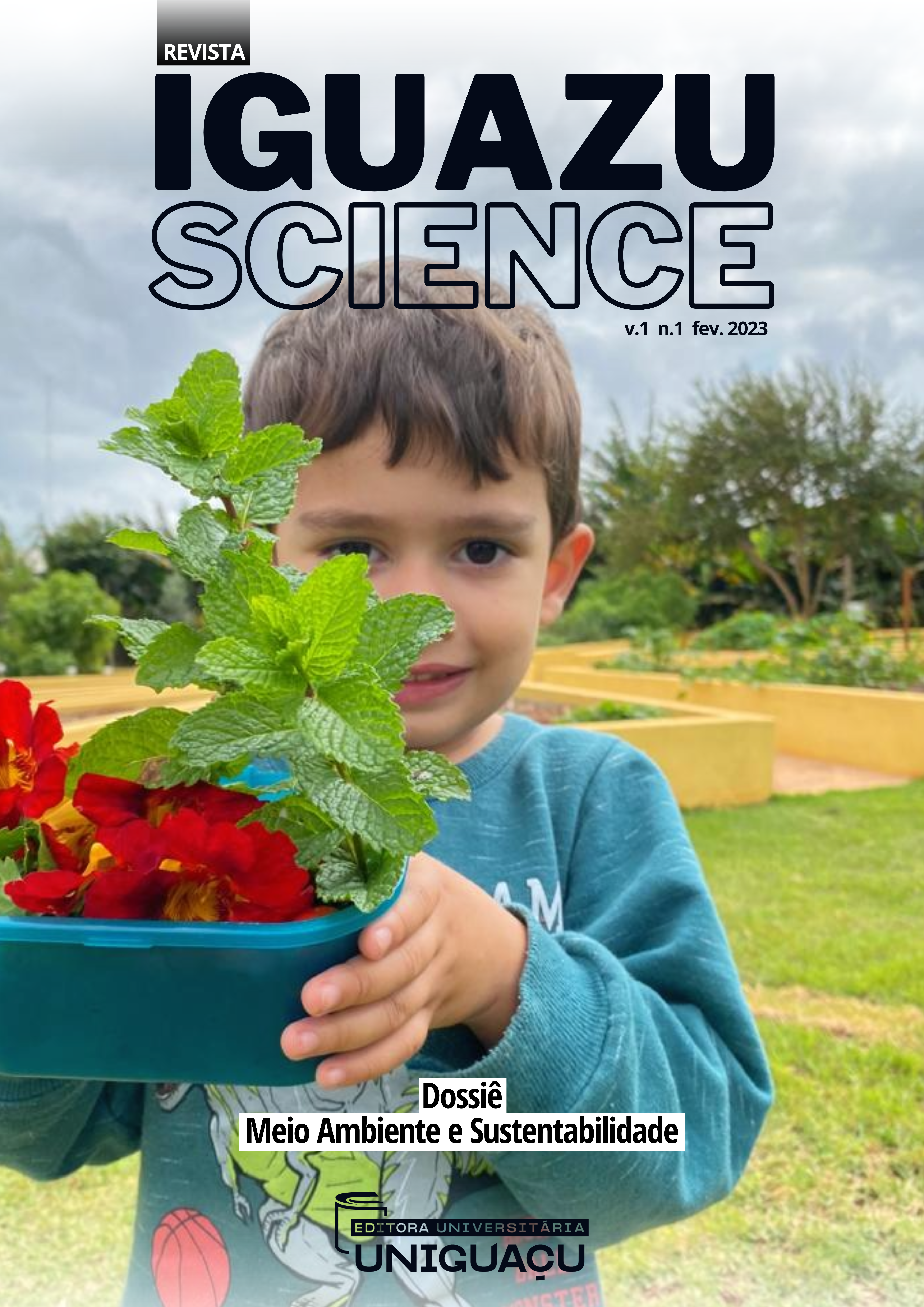 Capa da Revista Iguazu Science, Dossiê: Meio Ambiente e Sustentabilidade